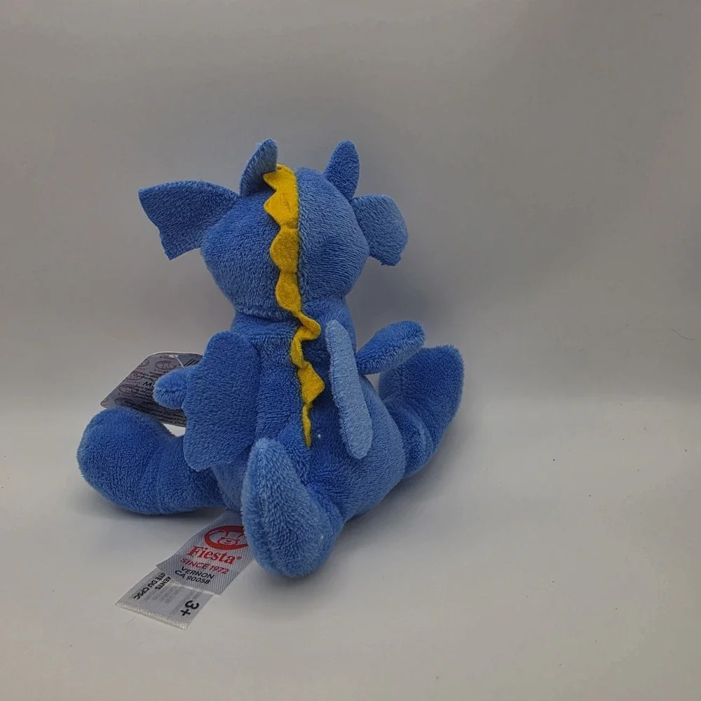 NEW Blue Mini Dragon Fiesta Plush 5